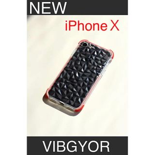 ビブジョー(VIBGYOR)の654 新品　VIBGYOR カラークリア　iPhoneケース　iPhoneX(iPhoneケース)