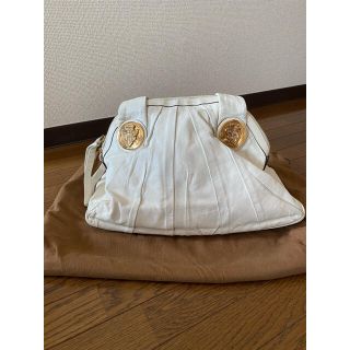 グッチ(Gucci)のGUCCI ホワイトハンドバック(ハンドバッグ)