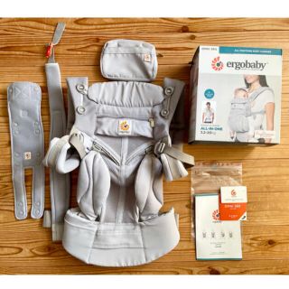 エルゴベビー(Ergobaby)の【美品】エルゴ オムニ360 クールエア 正規品 エルゴベビー 抱っこ紐(抱っこひも/おんぶひも)