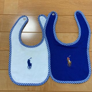 ラルフローレン(Ralph Lauren)の専用　ラルフローレン スタイ 2枚セット(ベビースタイ/よだれかけ)