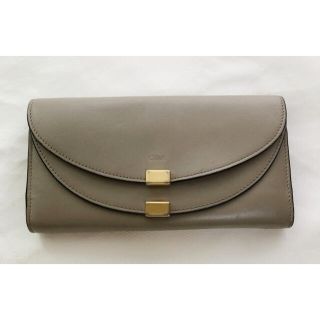 クロエ(Chloe)のChloe 長財布　グレージュ(財布)