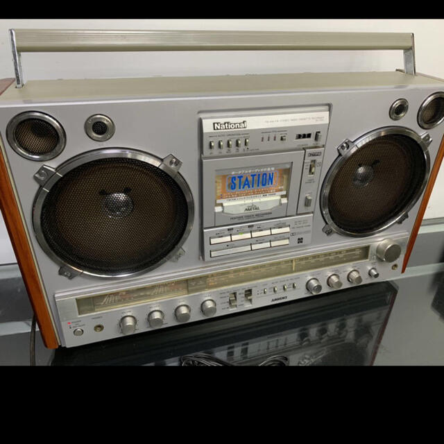 ミュウ専用 ナショナル ラジオ 大型 ラジカセ National RX-7000