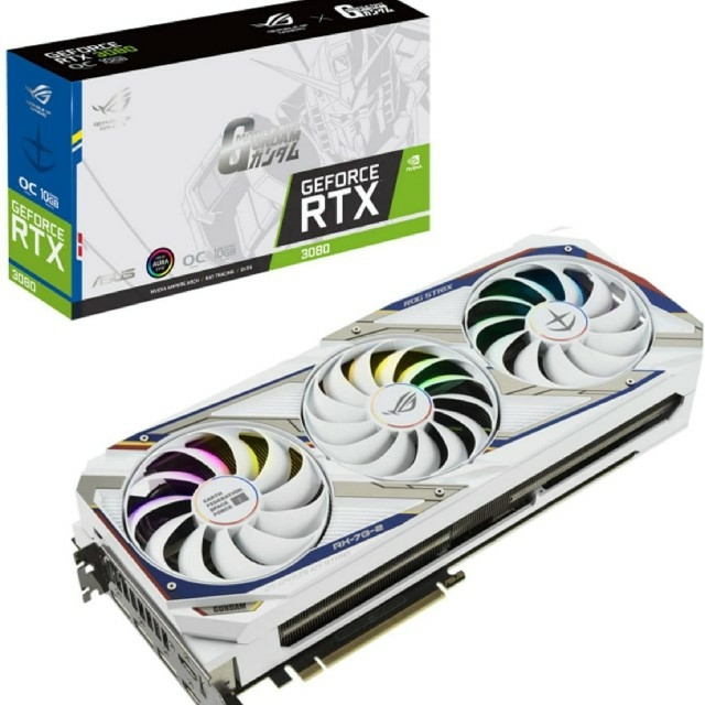 asus nvidia ROG-STRIX-RTX3080 ガンダムエディションRTX3080