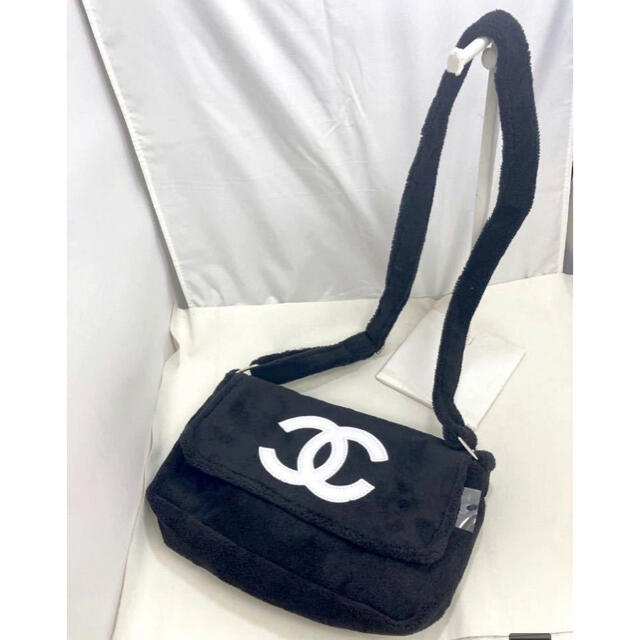 未使用美品☆シャネル ノベルティ パイル生地 ショルダーバッグ BTSテテ愛用