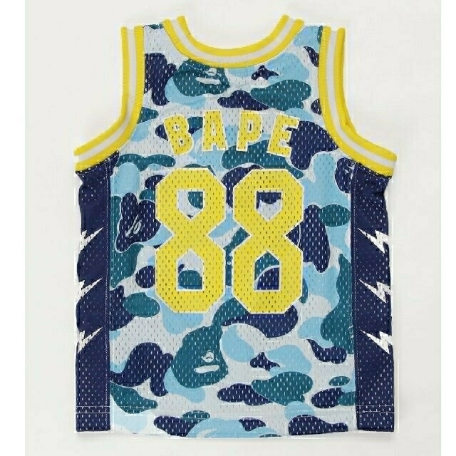 A BATHING APE(アベイシングエイプ)のBAPE KIDS ABC BASKETBALL TANK TOP キッズ/ベビー/マタニティのキッズ服男の子用(90cm~)(Tシャツ/カットソー)の商品写真