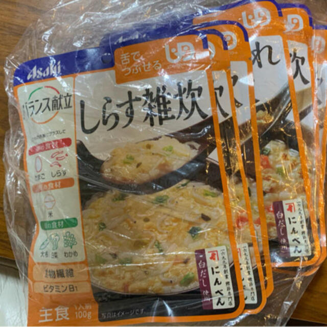 アサヒ(アサヒ)のアサヒバランス献立　雑炊セット36個　介護食 食品/飲料/酒の加工食品(レトルト食品)の商品写真