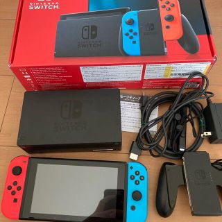 ニンテンドースイッチ(Nintendo Switch)のNintendo Switch JOY-CON(L) (R)本体　中古動作品(携帯用ゲーム機本体)