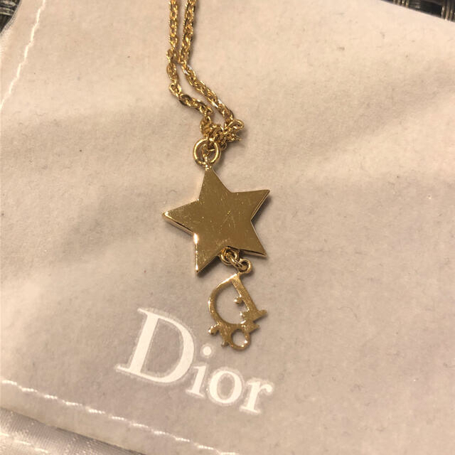 Dior ゴールド ネックレス スター ペンダント ディオール DIOR 3