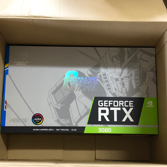 ROG-STRIX-RTX3080-O10G-GUNDAM-EDITIONPCパーツ