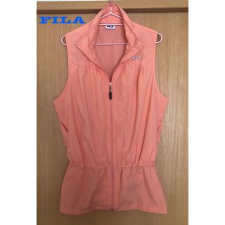 フィラ(FILA)の【FILA】フィラ ウィンドブレーカー ベスト テニス ゴルフ  ウェア 美品(ウェア)