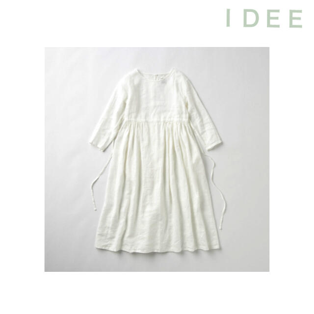 IDEE POOL いろいろの服　ワンピース　ホワイト×ネイビー