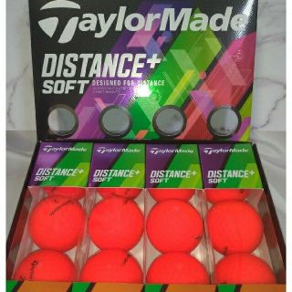 テーラーメイド(TaylorMade)の☆【新品】テーラーメイド ゴルフボール ディスタンス+ ソフト レッド1ダース(その他)