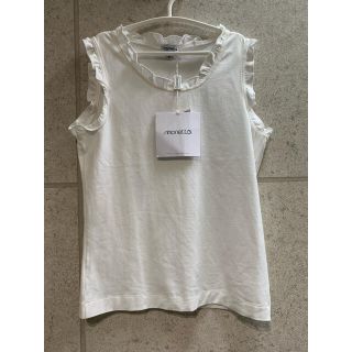 シモネッタ(Simonetta)の専用です新品 simonetta フリルノースリーブ タンクトップ 　14(Tシャツ/カットソー)