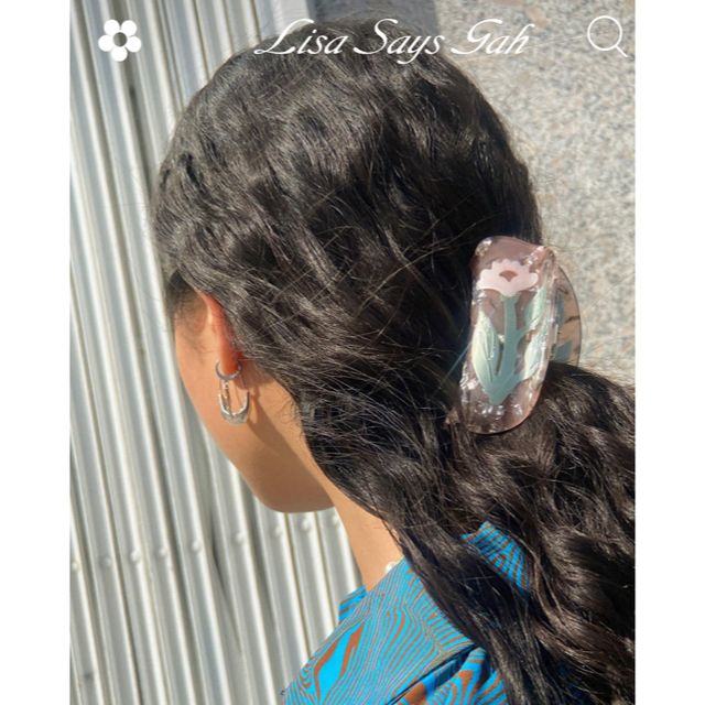 EDIT.FOR LULU(エディットフォールル)の【新品未使用】Winona Irene ヘアクリップ pink flower  レディースのヘアアクセサリー(バレッタ/ヘアクリップ)の商品写真