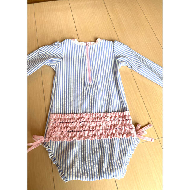 PETIT BATEAU(プチバトー)のRuffle Butts 水着　2T キッズ/ベビー/マタニティのキッズ服女の子用(90cm~)(水着)の商品写真