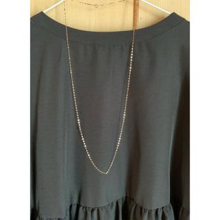 ジュエリーツツミ(JEWELRY TSUTSUMI)の美品★保証書あり★K18 ピンクゴールド80cm ロングエクレアネックレス(ネックレス)