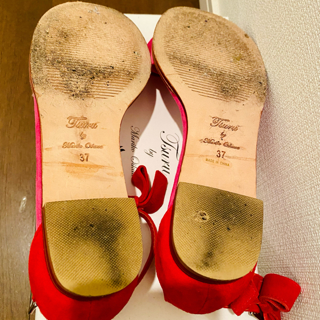 TSURU by Mariko Oikawa(ツルバイマリコオイカワ)のtsuru by mariko oikawa リボンサンダル37 レディースの靴/シューズ(サンダル)の商品写真