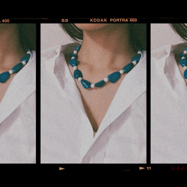 Ron Herman(ロンハーマン)の66 handmade necklace “FEELS OCEAN” ハンドメイドのアクセサリー(ネックレス)の商品写真
