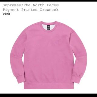 シュプリーム(Supreme)のsupreme the north face pigment crewneck(スウェット)