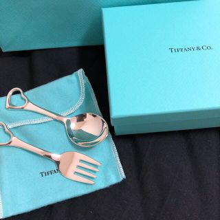 ティファニー(Tiffany & Co.)のティファニー未使用ベビーセット(スプーン&フォーク)(その他)