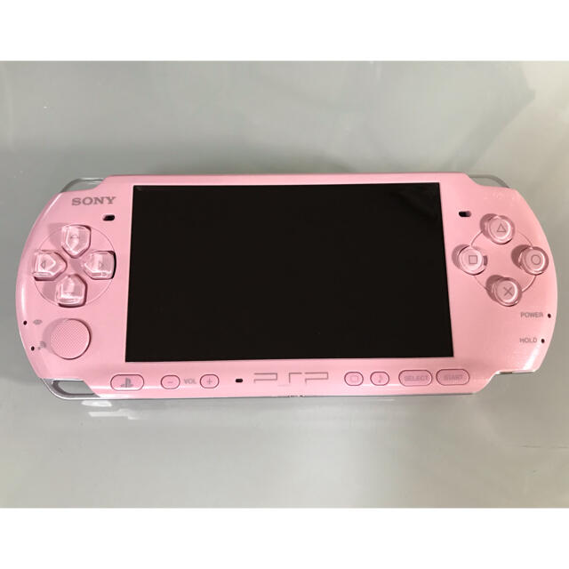 PlayStation Portable(プレイステーションポータブル)の美品　PSP-3000  ブロッサムピンク エンタメ/ホビーのゲームソフト/ゲーム機本体(携帯用ゲーム機本体)の商品写真