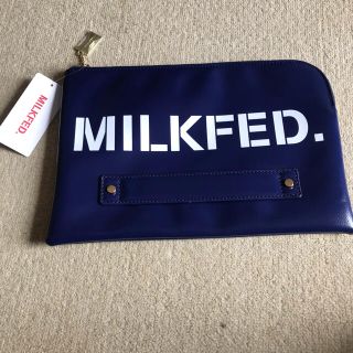 ミルクフェド(MILKFED.)の最終値下げ！新品タグ付き！MILKFED★クラッチバッグ　ハンドバッグ(クラッチバッグ)