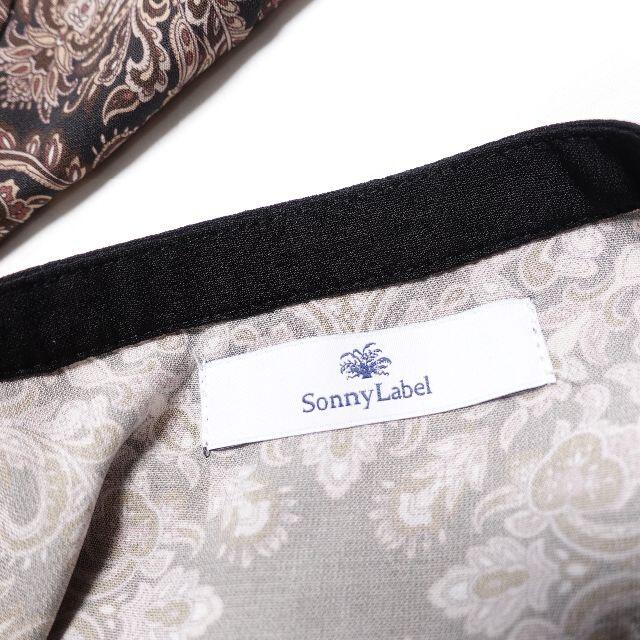 Sonny Label(サニーレーベル)の■Sonny Label　ノースリーブマキシワンピース　茶・柄　レディースM レディースのワンピース(ロングワンピース/マキシワンピース)の商品写真