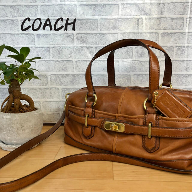 COACH - 週末SALE❣️ コーチ ハンドバッグ ブラウン ショルダー 2way ...