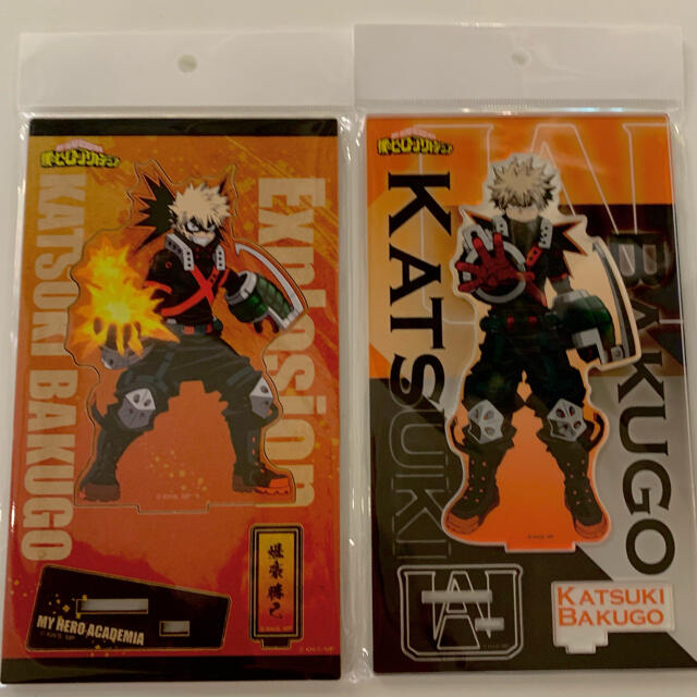 ヒロアカ【ヒーロープラザ限定】アクスタ 爆豪勝己 2種セットの ヒロアカ【ヒーロープラザ限定】アクスタ 爆豪勝己 2種セットの