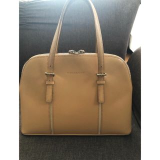 バーバリー(BURBERRY)のバーバリー　レザー　キャメル　ハンドバッグ(ショルダーバッグ)