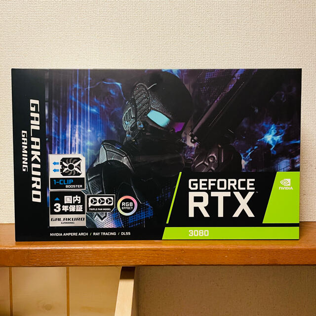 玄人志向 GALAKURO GeForce RTX3080 新品未開封3080