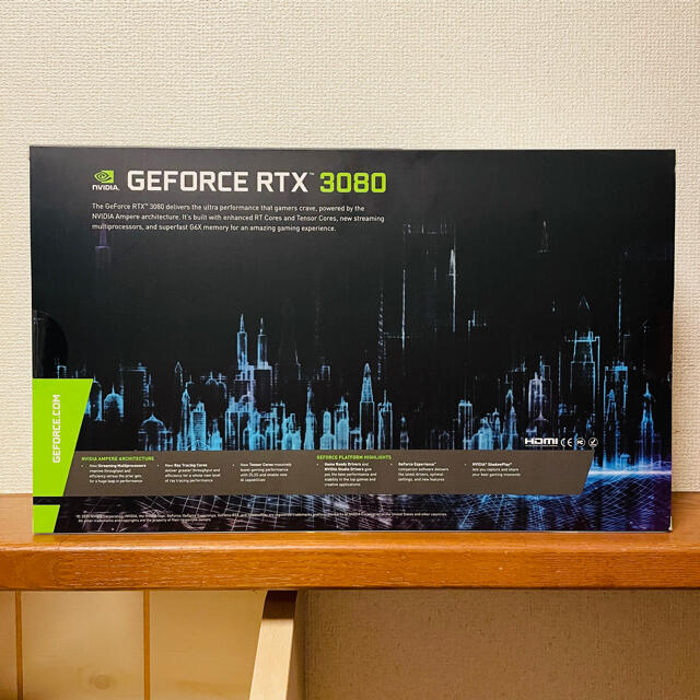 玄人志向 GALAKURO GeForce RTX3080 新品未開封