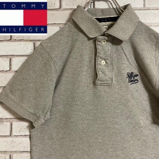 トミーヒルフィガー(TOMMY HILFIGER)の90s 古着 ヒルフィガーデニム  ポロシャツ 刺繍ロゴ ゆるだぼ(ポロシャツ)