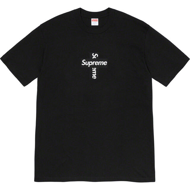 Supreme Cross Box Logo Tee  Black Sサイズ