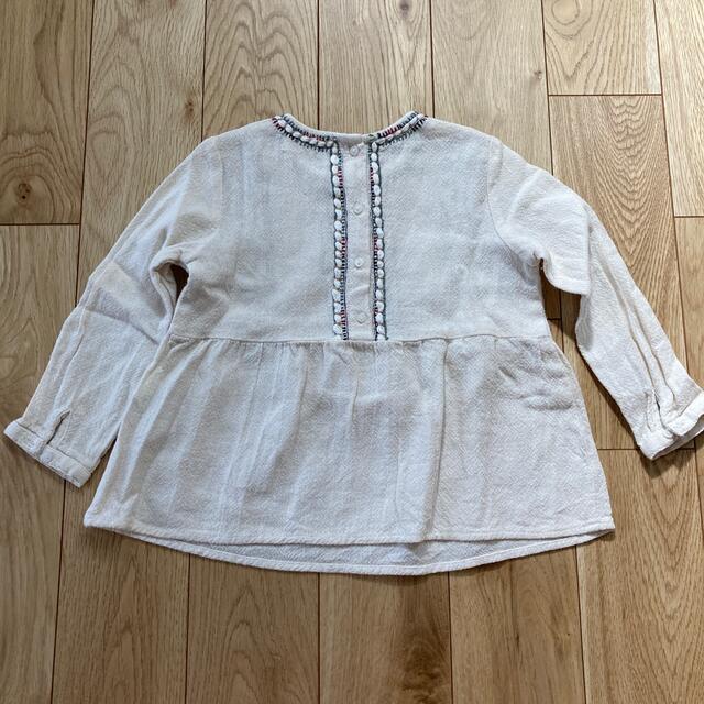 ZARA KIDS(ザラキッズ)のzara baby ザラ ブラウス 98cm シャツ 刺繍 キッズ/ベビー/マタニティのキッズ服女の子用(90cm~)(ブラウス)の商品写真