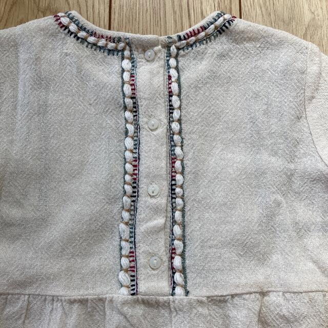 ZARA KIDS(ザラキッズ)のzara baby ザラ ブラウス 98cm シャツ 刺繍 キッズ/ベビー/マタニティのキッズ服女の子用(90cm~)(ブラウス)の商品写真