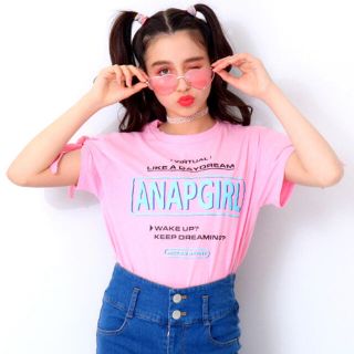 アナップ(ANAP)のANAP GIRL カットソー Mサイズ　②(Tシャツ/カットソー)