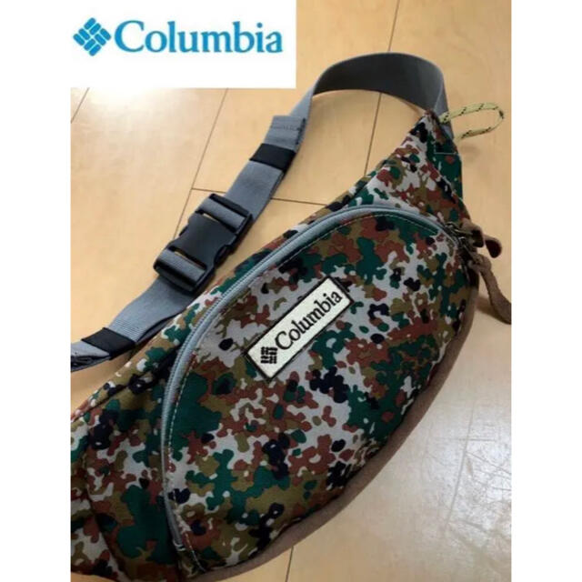 Columbia(コロンビア)の美品‼︎ Columbia コロンビア 迷彩 ウエストポーチ ミリタリー メンズのバッグ(ウエストポーチ)の商品写真