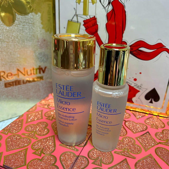 Estee Lauder(エスティローダー)のエスティーローダー　マイクロエッセンスローション☆30ml &15mlセット☆ コスメ/美容のスキンケア/基礎化粧品(化粧水/ローション)の商品写真