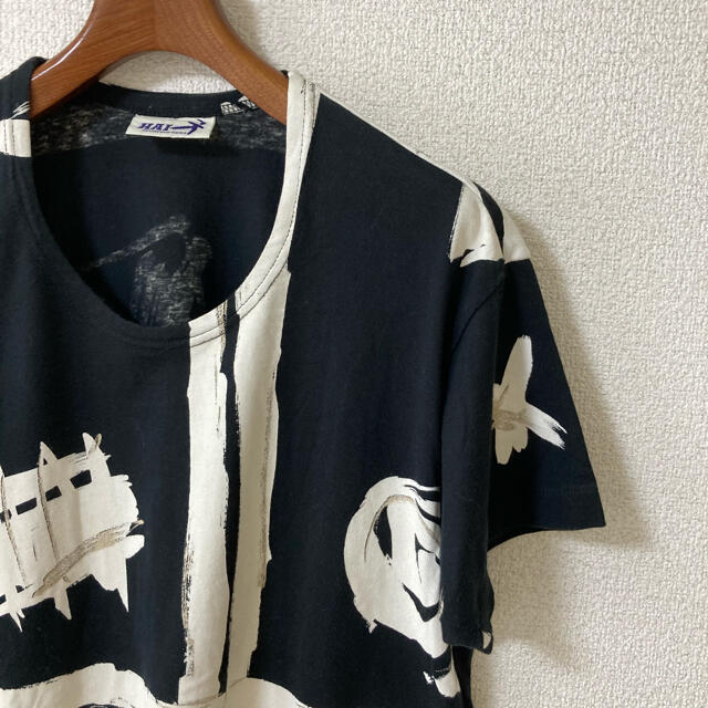 ISSEY MIYAKE(イッセイミヤケ)のISSEY MIYAKE HAI SPORTING GEAR◆落書き Tシャツ メンズのトップス(Tシャツ/カットソー(半袖/袖なし))の商品写真