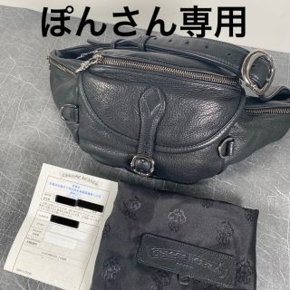 クロムハーツ(Chrome Hearts)の【希少】クロムハーツ スナットパック #1 ブラックロジウム ウエストポーチ(ボディーバッグ)