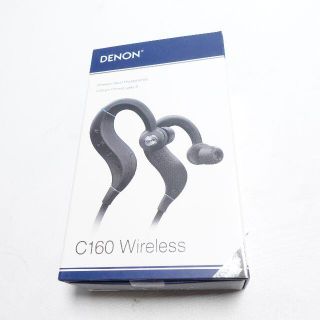 デノン(DENON)の■ワイヤレスイヤホン　DENON C160 Wireless　ブラック(ヘッドフォン/イヤフォン)