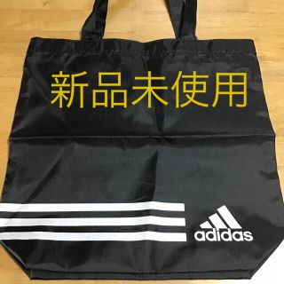 アディダス(adidas)のアディダス　トートバッグ　エコバッグ　黒(エコバッグ)