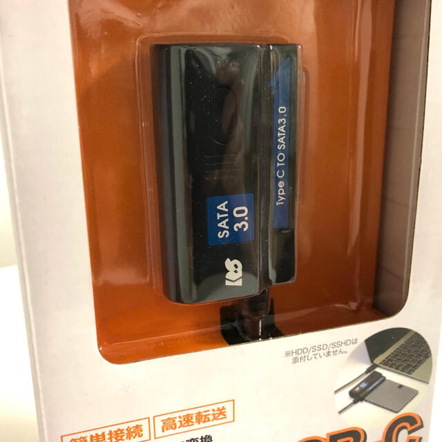未使用品USB-C - SATA 変換アダプター REX-U30ST3-C   スマホ/家電/カメラのPC/タブレット(PC周辺機器)の商品写真