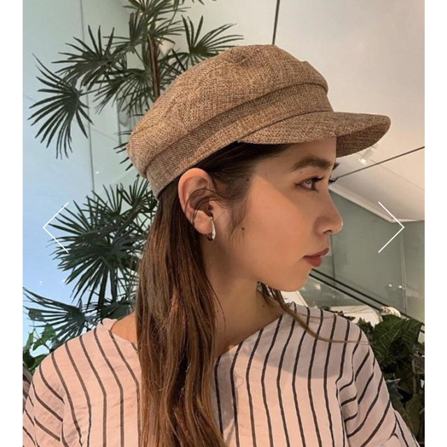 AZUL by moussy(アズールバイマウジー)のAZUL BY MOUSSY  LINEN LIKE CASQUETTE レディースの帽子(キャスケット)の商品写真