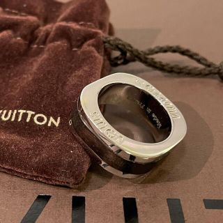 ルイヴィトン(LOUIS VUITTON)の【正規品】ルイヴィトン メンズ ウッドリング  17号 新品 本物(リング(指輪))