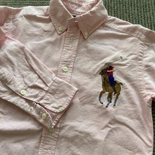 ラルフローレン(Ralph Lauren)のラルフローレン　ボタンダウンシャツ　140 ピンク　(ブラウス)