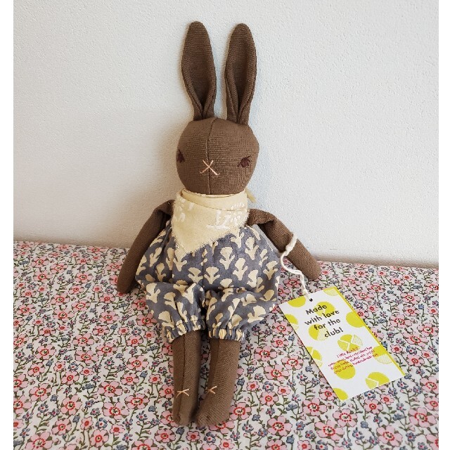 Caramel baby&child (キャラメルベビー&チャイルド)のPolka dot club - PDC Little Rabbit Brown ハンドメイドのぬいぐるみ/人形(ぬいぐるみ)の商品写真