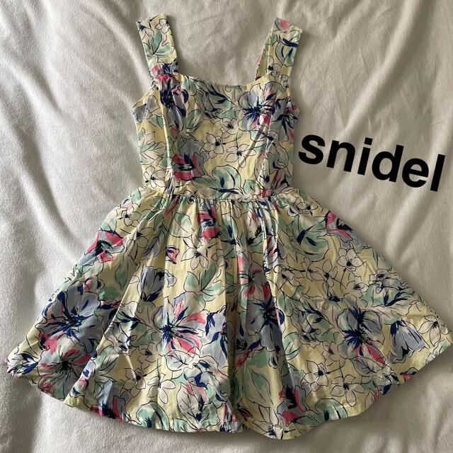 SNIDEL - snidel 花柄ミニワンピースの通販 by ｃH i i i 's shop ...