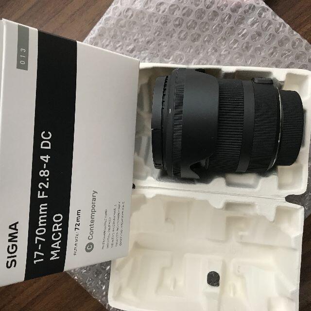 超美品 Sigma 17-70 2.8-4 Contemporary ニコン用コメント